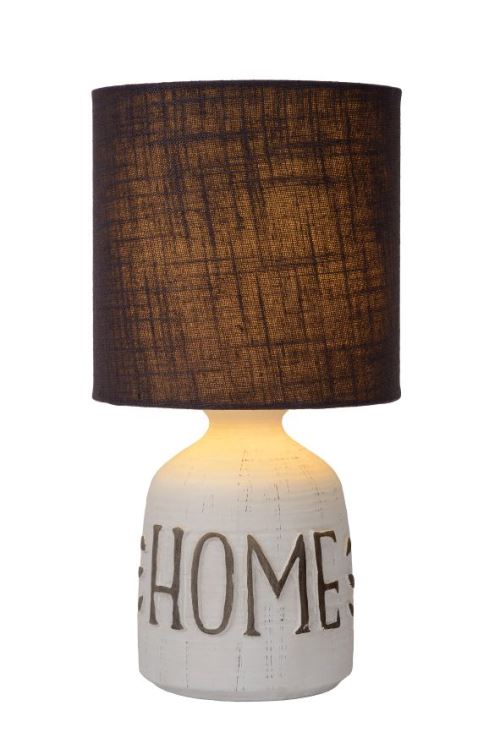 Lucide COSBY - Lampe De Table - Ø 16,5 cm - Blanc