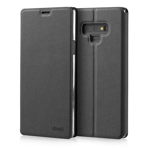 doupi Deluxe FlipCover pour Samsung Galaxy Note 9, Magnétique Style Livre Étui Protection avec Support, noir