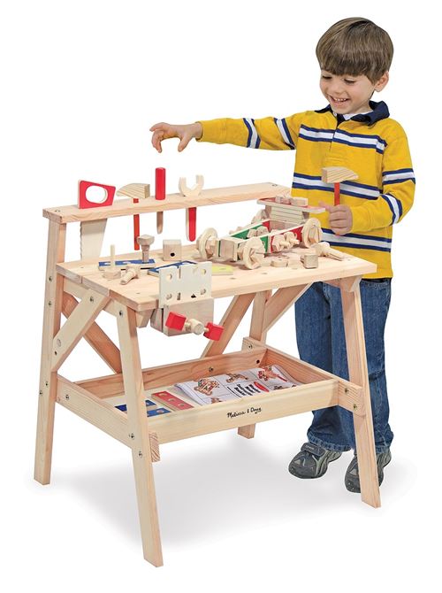 Etabli pour enfants Atelier en bois Jouets en bois avec outils à partir de  3 ans 