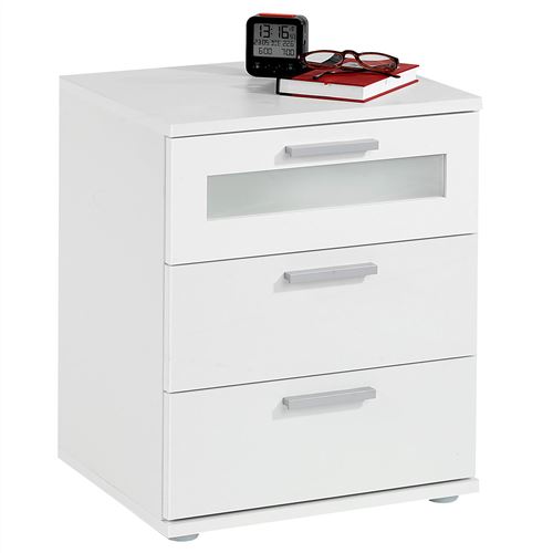 Table De Chevet Palermo Table De Nuit Hauteur 50 Cm Avec 3