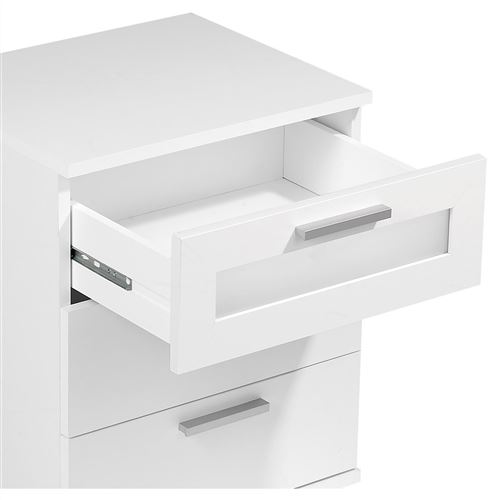 Table De Chevet Palermo Table De Nuit Hauteur 50 Cm Avec 3