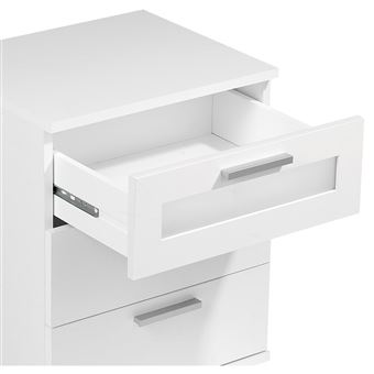 Table De Chevet Palermo Table De Nuit Hauteur 50 Cm Avec 3