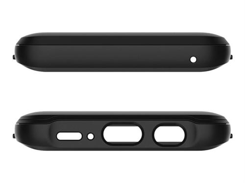 Spigen Slim Armor CS - Achterzijde behuizing voor mobiele telefoon - polycarbonaat, thermoplastic polyurethaan (TPU) - zwart - voor Samsung Galaxy S9
