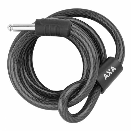 Antivol velo cable a boucle axa rld pour fer a cheval plug diam 12mm l1.80m
