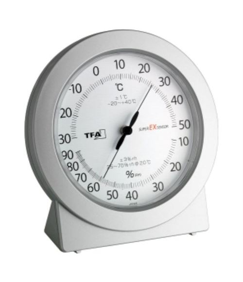 Montre Mixte TFA Thermohygromètre analogique de précision 45.2020