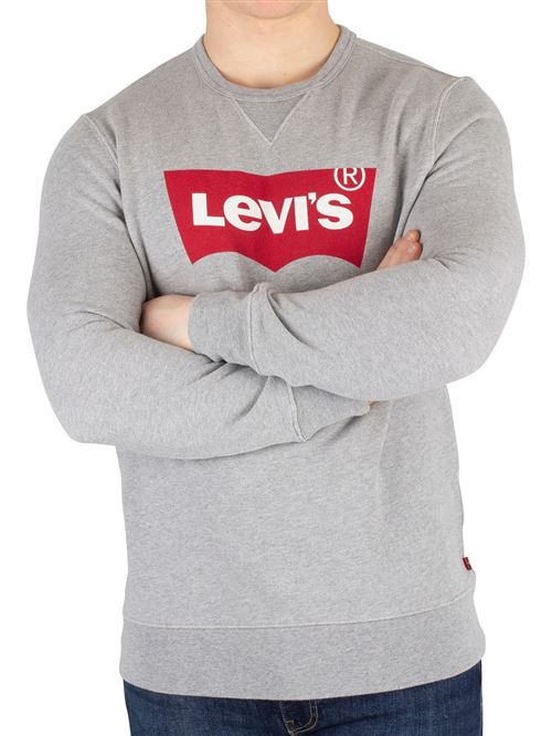 Levi's Homme Sweat-shirt graphique, Gris