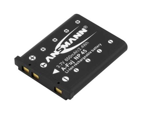 Ansmann A-Fuji NP 45 Batterie pour appareil photo Remplace laccu dorigine NP-45 3.7 V 650 mAh