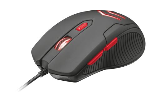 Trust Ziva Souris et Tapis de Souris de Jeu (220 x 300 mm)