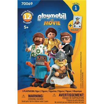 Playmobil Figures The Movie 70069 Série 1 Modèle aléatoire