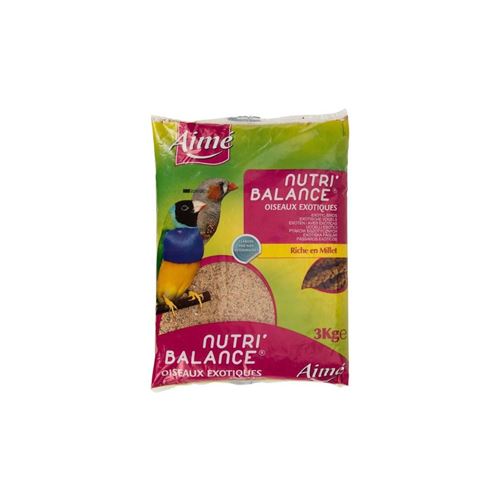 Aime Nutribalance Melange De Graines - Pour Oiseaux Exotiques - 3kg