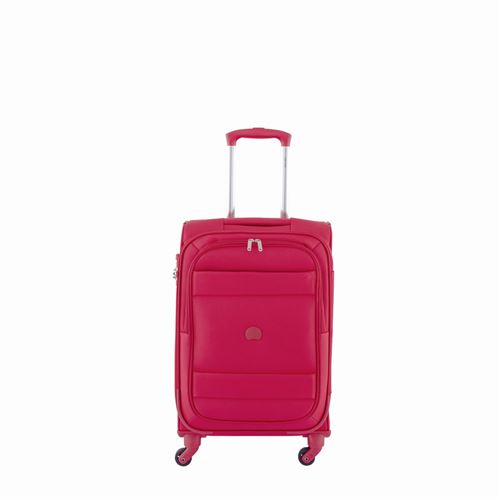 Valise cabine souple indiscrete 56 cm rouge Delsey