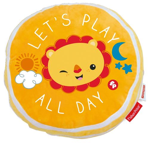 Fisher-Price Lions coussin 45 cm junior jaune
