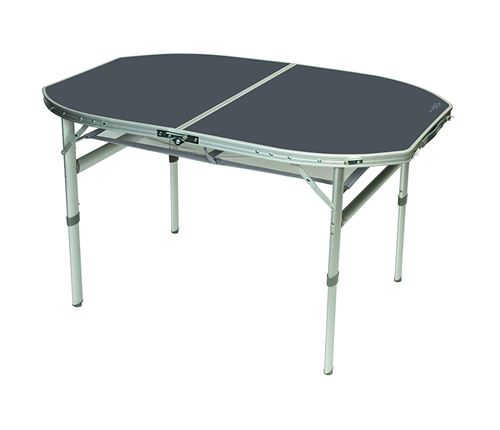 Bo-Camp - Table - Ovale - Modèle coffre - 120x80 cm