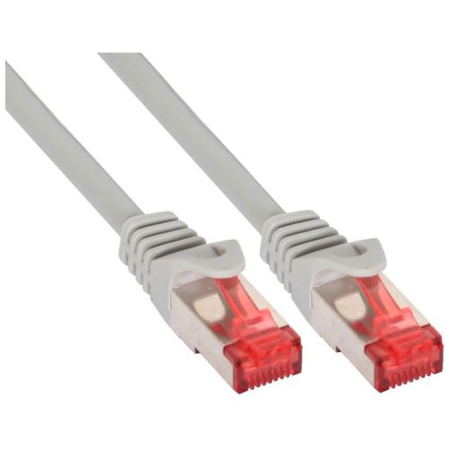 InLine cordon de raccordement - 30 cm - gris