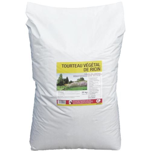 Cp Jardin - Tourteau de ricin végétale Engrais organique (Sac de 20kg)