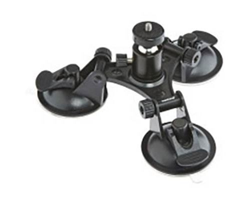 fixation à ventouse Mantona 21285 Adapté pour (GoPro)=GoPro, Sony Actioncams, caméras sport