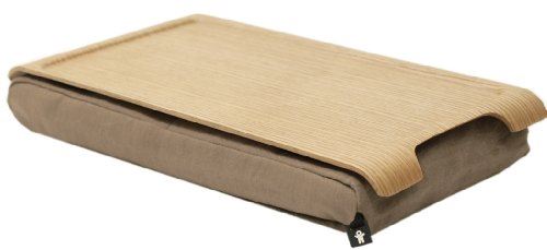 Mini laptray anti-slip bosign support/plateau pour tablettes bois/sable