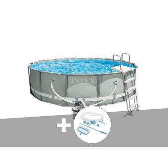 Kit Piscine Tubulaire Ultra Frame Ronde 4 27 X 1 22 M Kit D Entretien Intex Piscine Achat Prix Fnac