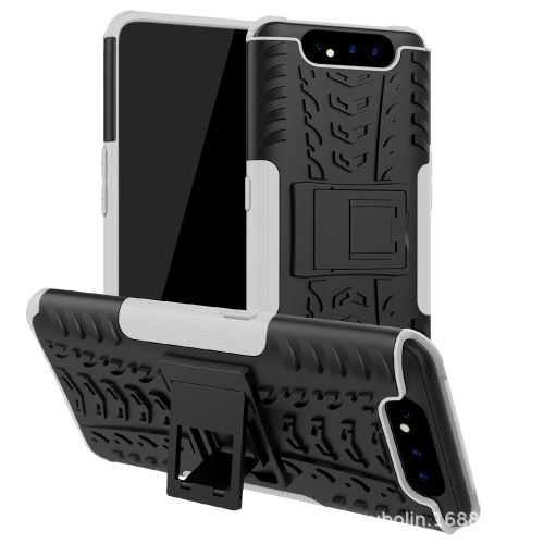 Housse étui Coque portable avec support pour Samsung Galaxy A2 core - Blanc -4633