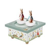 Boîte à musique Dancing Peter Rabbit Beige