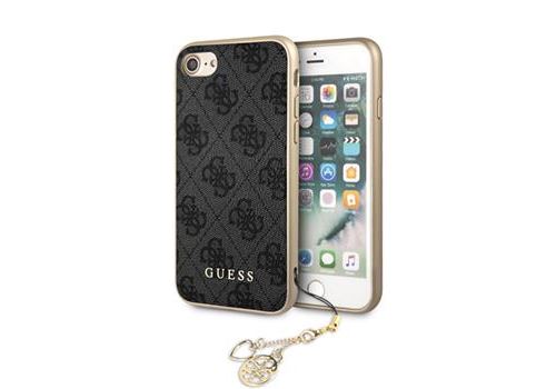 origine etui guess 4g charms collection hard coque guhci8gf4ggr iphone 7 / 8 szary