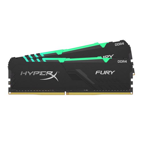 Hyperx Fury RGB - 2 X 8 Go - DDR4 3466 Mhz - Noir