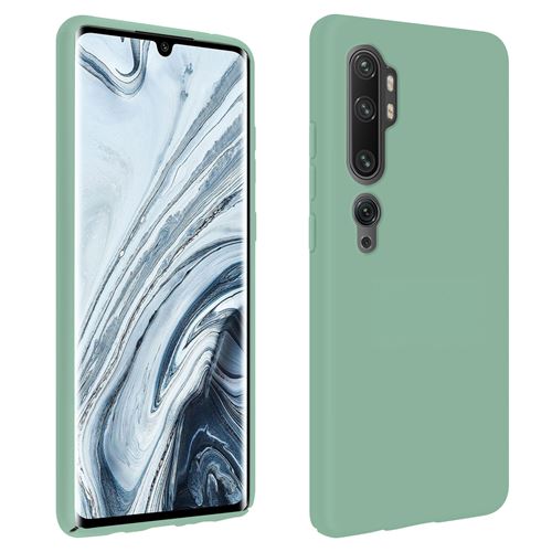 Coque Pour Xiaomi Mi Note 10 / Note 10 Pro Semi-rigide Soft Touch Vert Émeraude