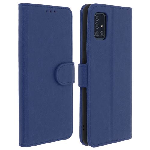 Étui pour Samsung Galaxy A51 avec Porte-cartes Fonction Support bleu nuit