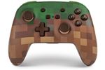 Manette sans fil améliorée Wifi PowerA pour Nintedo Switch édition Minecraft