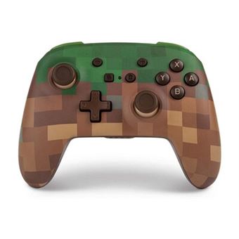 Manette sans fil améliorée Wifi PowerA pour Nintedo Switch édition Minecraft