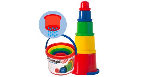 Set de sable 5 gobelets empilables Spielstabil