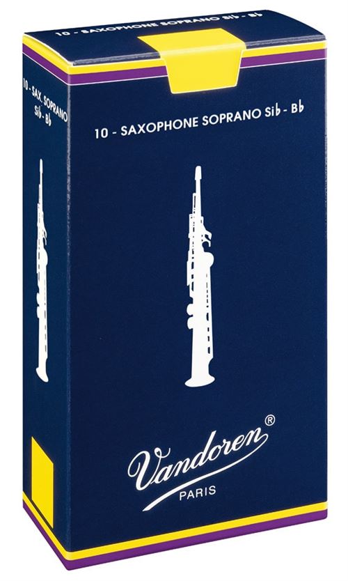 VANDOREN 10 ANCHES SAX SOPRANO N.1