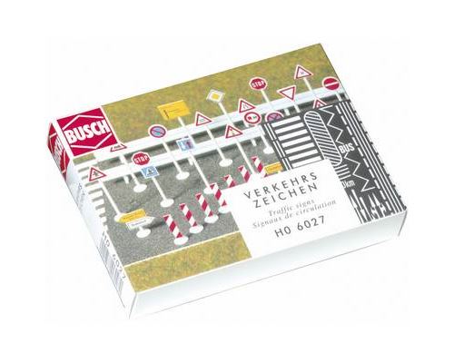 BUSCH 6027 - Panneaux et signalisation routière HO - Image 4