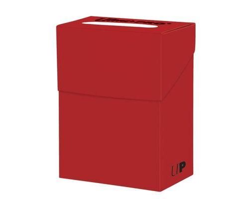 Nouvelle Deck Box Red Solid Ultra Pro Rouge pour les cartes à jouer Magic Pokémon Yug-Gi-Oh! Dragon Ball Sup