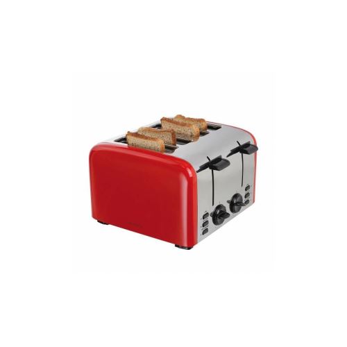 Domoclip Dod153 Grille-pain Electrique Retro - Rouge