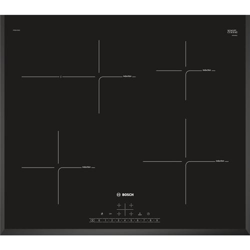 Bosch Série 6 PIF651FB1E - Plaque à induction encastrée en céramique - Noir - 1400 W - 14,5 cm