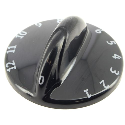 Bouton brun de 1 a 12 pour Table vitroceramique Electrolux, Table vitroceramique Arthur martin