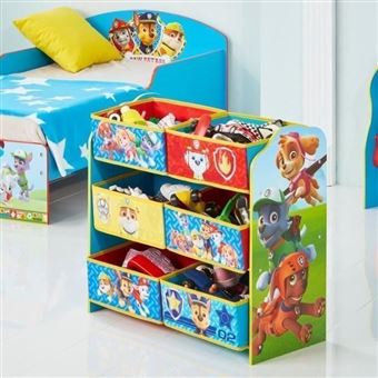 Pat Patrouille Meuble De Rangement Avec 6 Bacs Decoration De