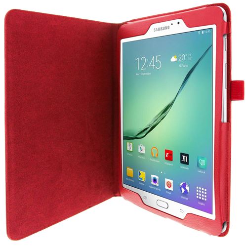 Étui de protection Rouge pour Samsung Galaxy Tab S2 9.7 - Fonction support video