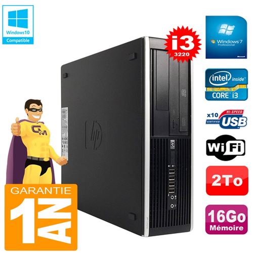 Acheter Pc hp compaq pro 6300 sff i3-3220 ram 16go disque 2to graveur dvd wifi w7 État correct - 279,00 € Pc hp compaq pro 6300 sff i3-3220 ram 16go disque 2to graveur dvd wifi w7 État correct - Hewlett-Packard reconditionné disponible sur Fnac