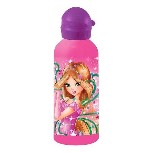 Winx Club gobelet Flora girls 500 ml aluminium rose