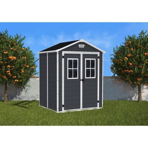 Keter Abri De Jardin En Resine Premium 65 Dd 2 8m Anthracite