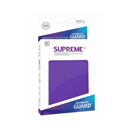 Pochette - Ultimate Guard 80 Pochettes Supreme Ux Sleeves Taille Standard Violet