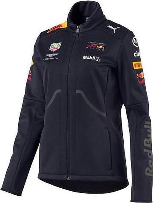 Red Bull veste softshell dame polyester bleu foncé