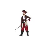 Costume d'Halloween de pirate de luxe pour filles (7-9 ans