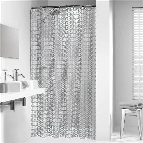 Sealskin Rideau de douche Hammam 180 cm Argenté