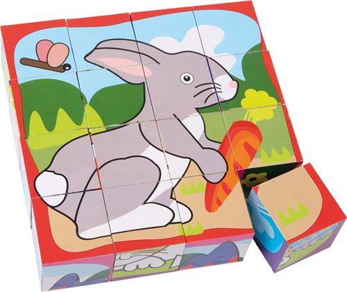 Puzzle Cubes «Animaux Domestiques»