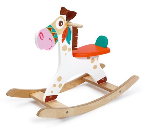 Scratch Déco: cheval à bascule poney indien