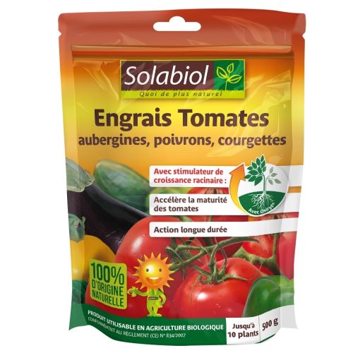 Engrais Tomates naturel 500g Solabiol