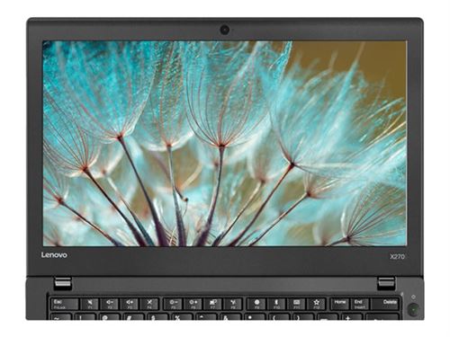 Lenovo Thinkpad X270 20Hn - Intel Core i5 - 7200U / Jusqu'À 3.1 Ghz - Win 10 Pro 64 Bits - Hd Graphics 620 - 8 Go Ram - 256 Go SSD Tcg Opal Encryption 2, Nvme - 12.5" Ips 1920 X 1080 (Full Hd) - Gigabit Ethernet - Wi-Fi 5 - Noir - Clavier : Allemand